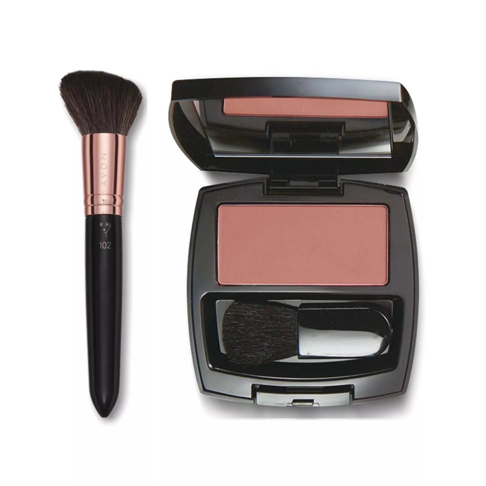 Kit Pincel + Blush - Bronze
