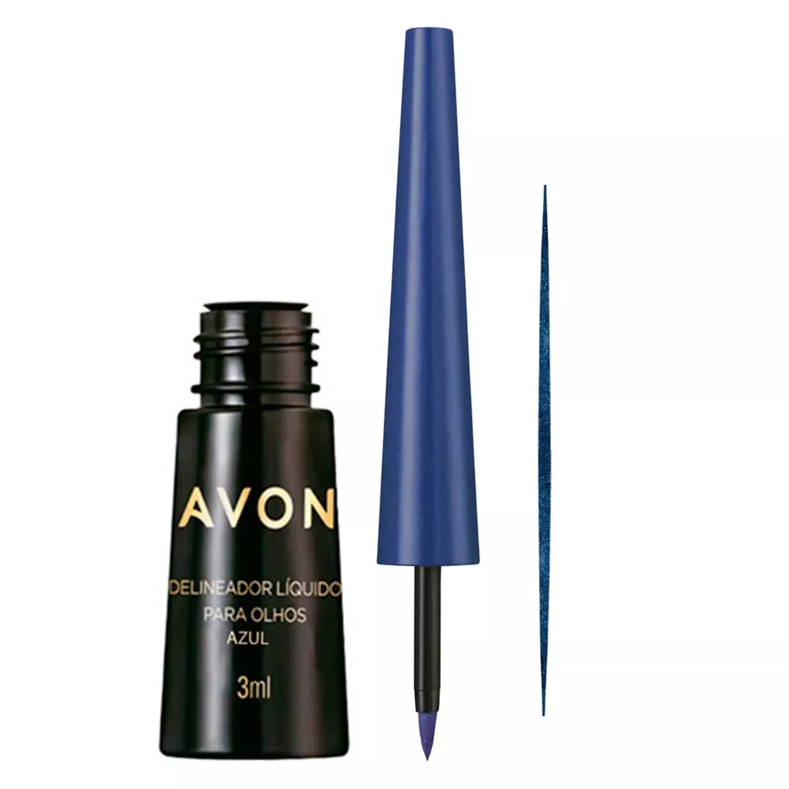 Delineador Líquido para Olhos 3ml - Preto