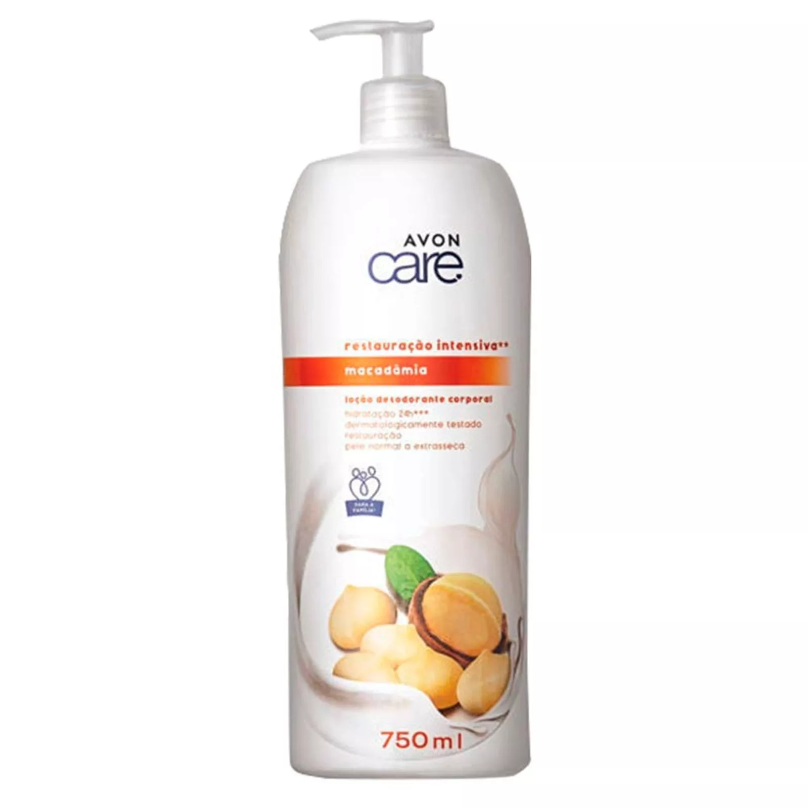 Loção Desodorante Corporal Avon Care Macadâmia - 750ml
