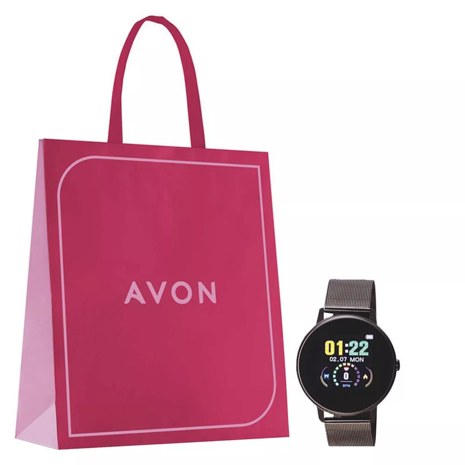 Presente Smart Watch Casual Preto