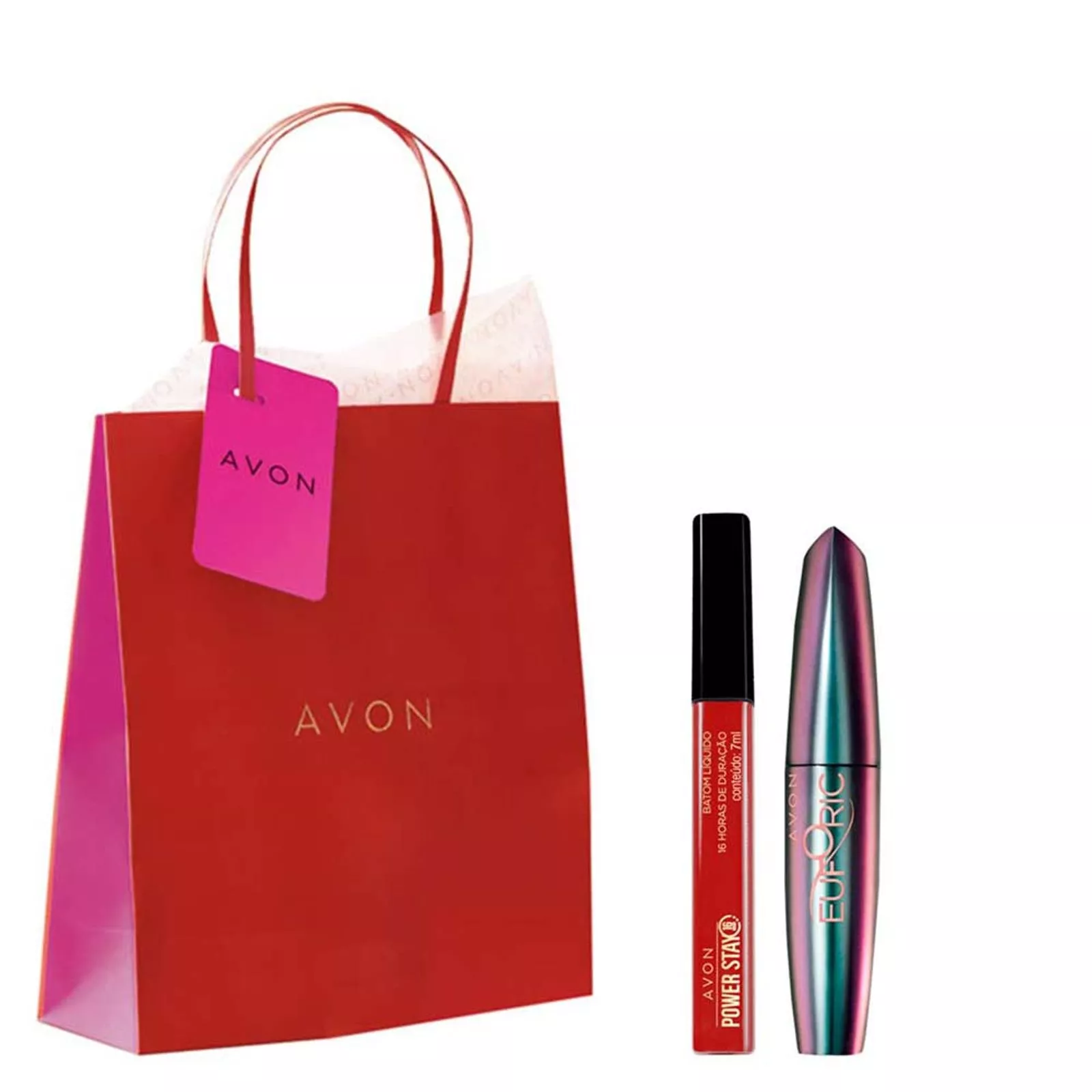 Presente Avon Color À prova de Beijos - Vermelhaço