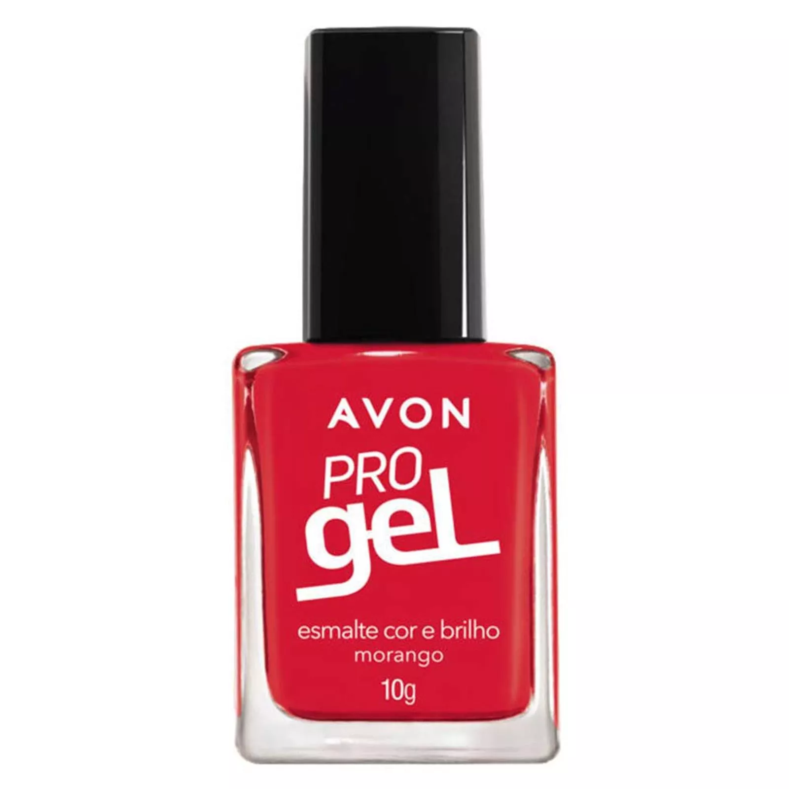 Esmalte Avon Cor e Brilho Pro Gel 10g - Morango