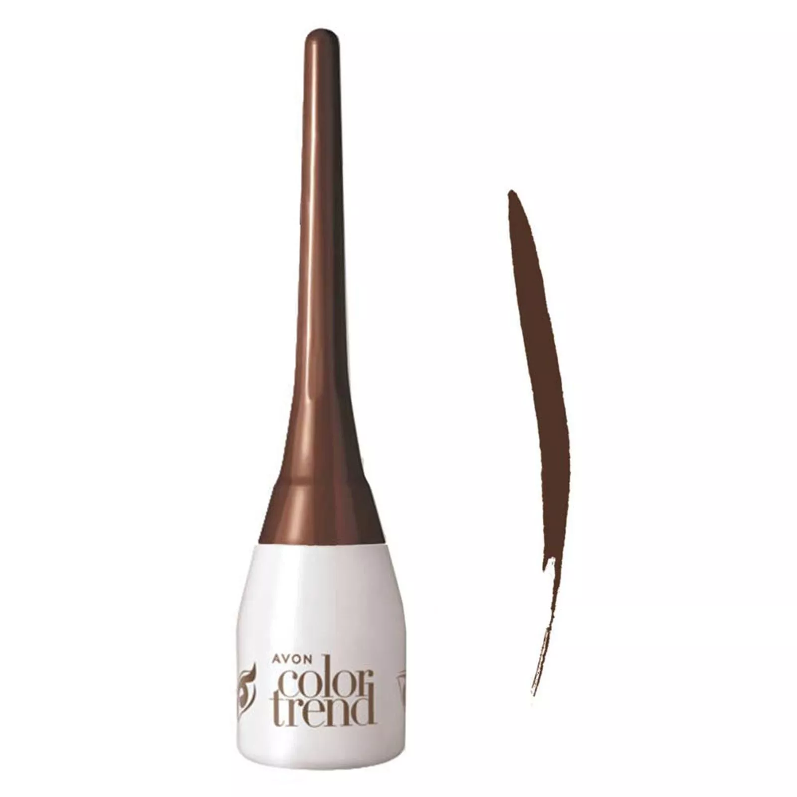 Delineador Líquido Color Trend 3ml - Marrom