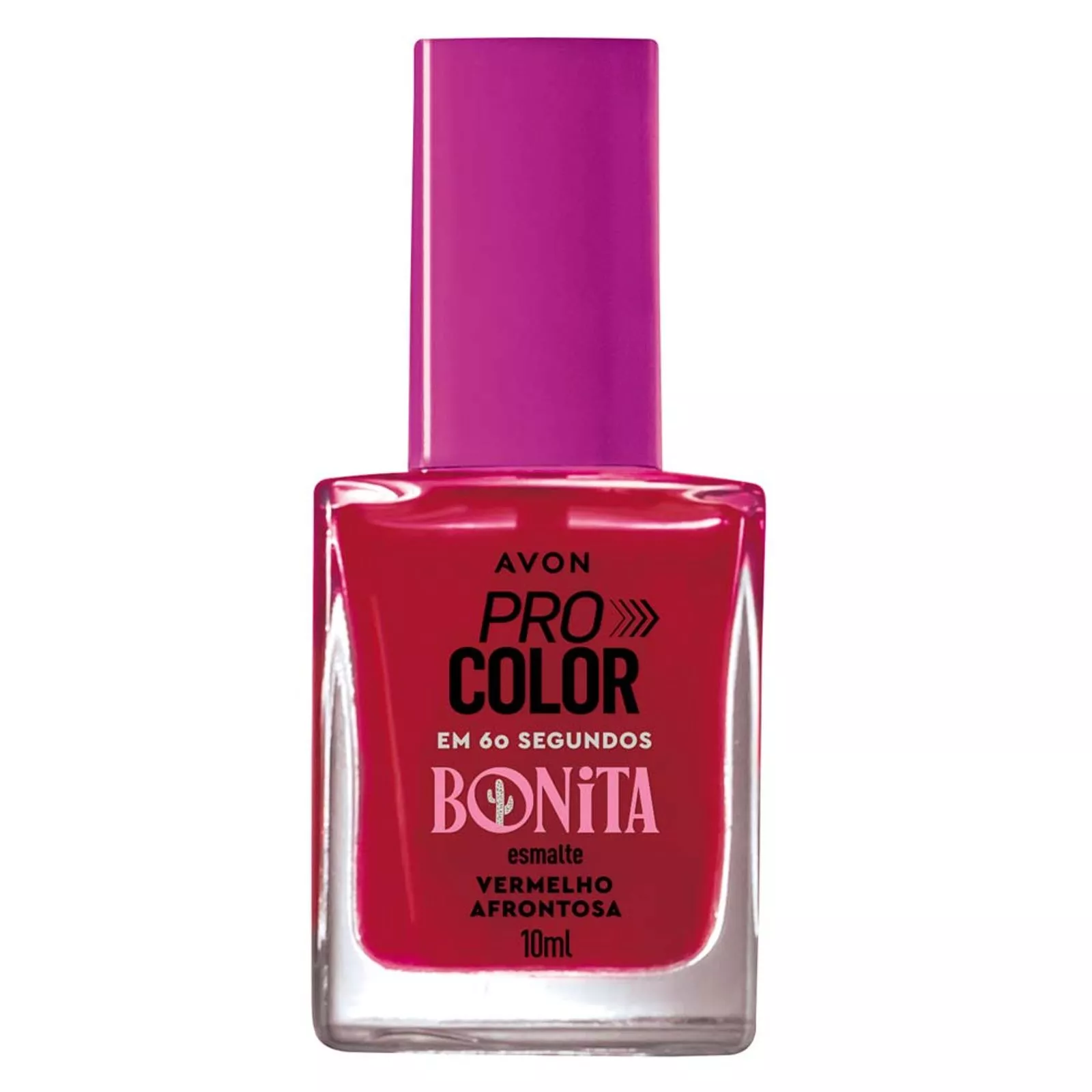 Esmalte Avon Pro Color Bonita 10ml - Vermelho Afrontosa