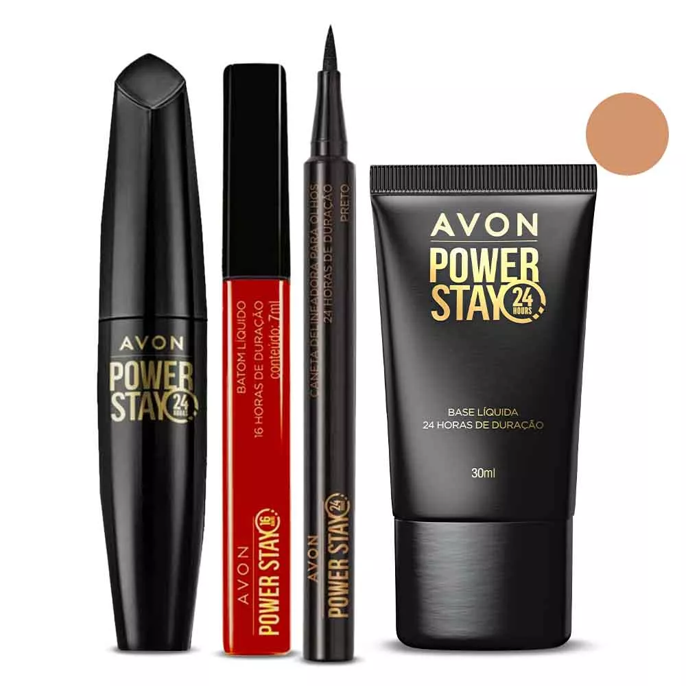 Kit Look Não Borra, Não Transfere - 220 NQ Antigo 2.6 Amêndoa
