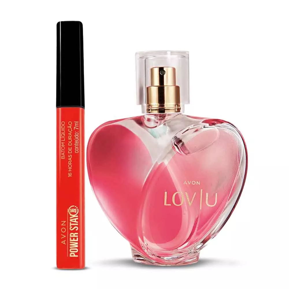 Kit Lov U + Power Stay - Laranja Cítrico