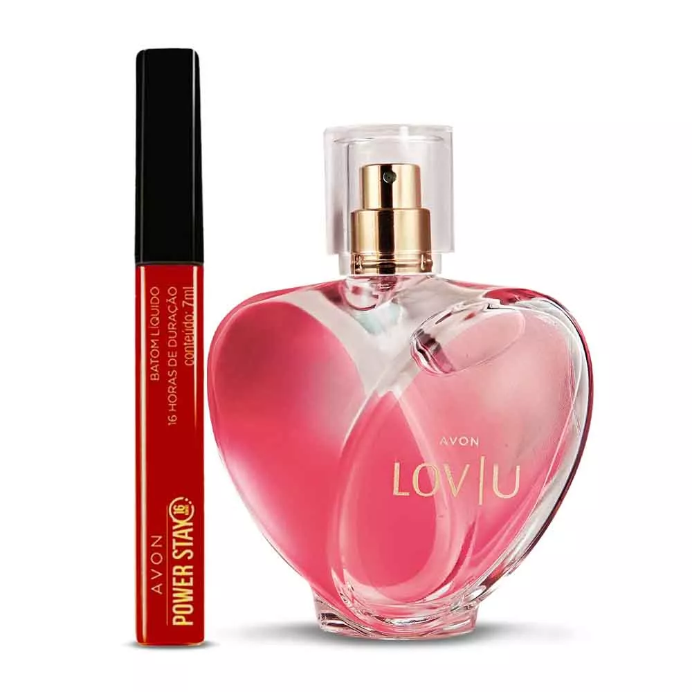 Kit Lov U + Power Stay - Vermelhaço