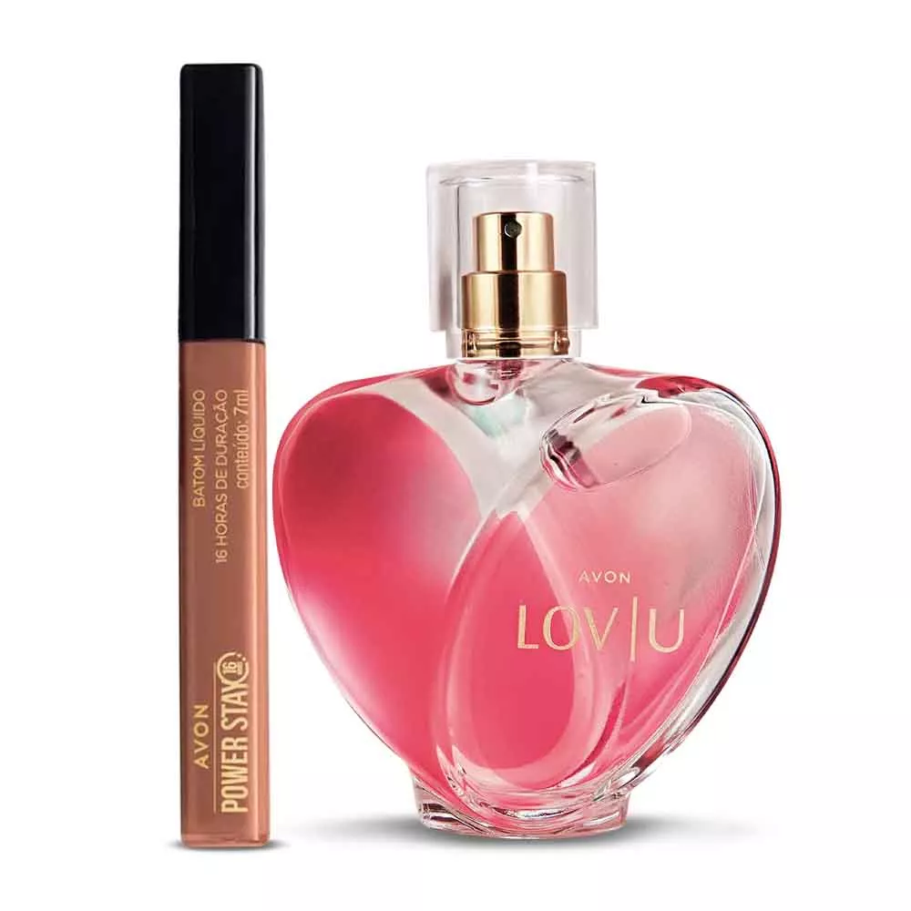 Kit Lov U + Power Stay - Nude Retrô