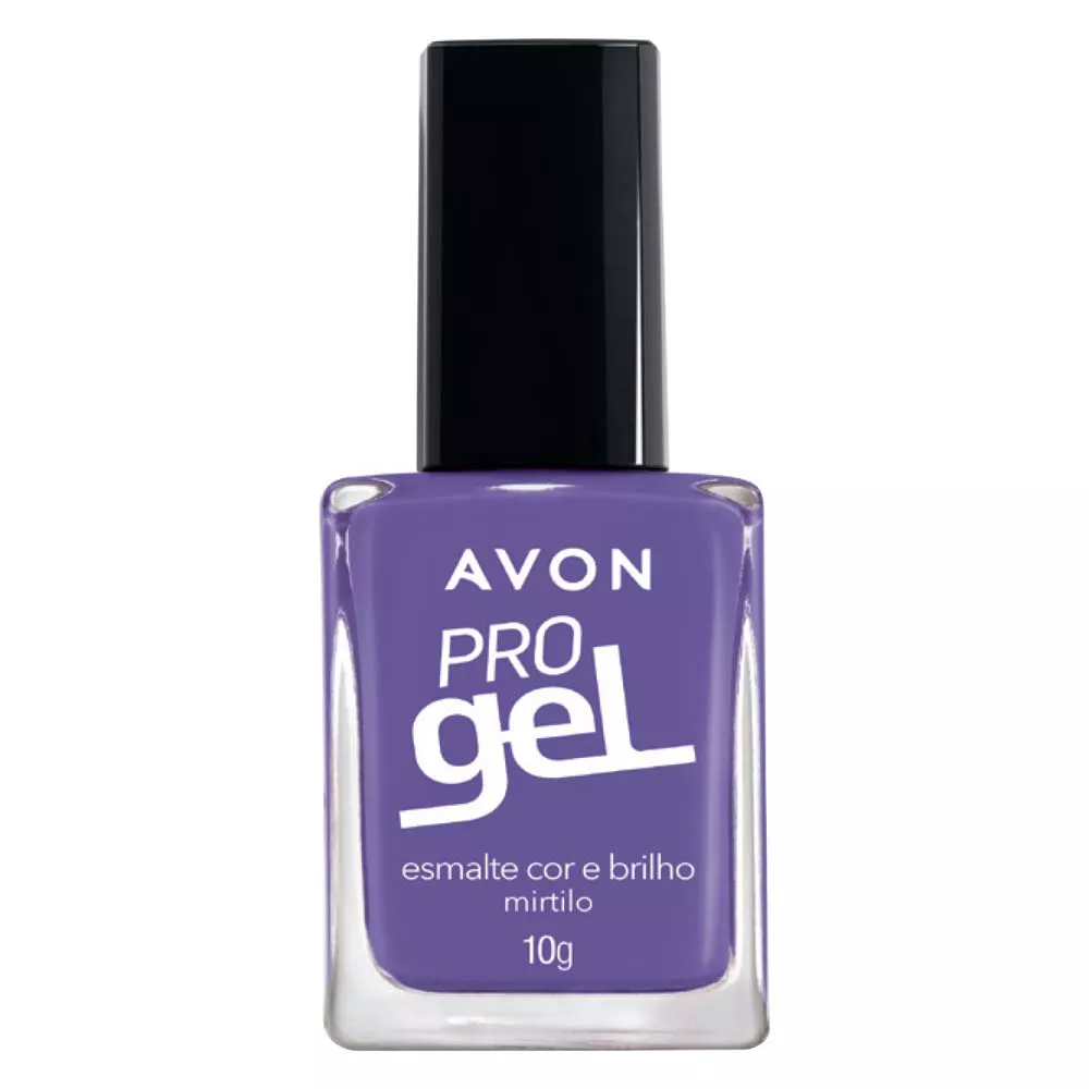 Pro Gel Esmalte Cor e Brilho 10g - Mirtilo