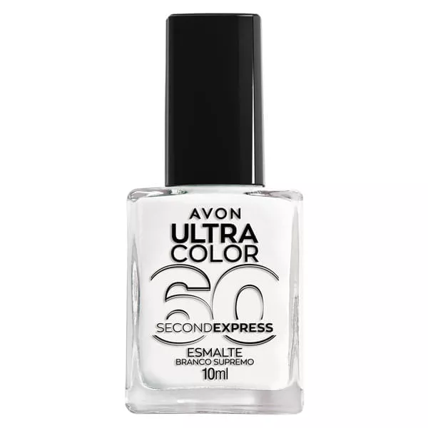 Esmalte Ultra Color 60 Second Express 10ml - Branco Supremo