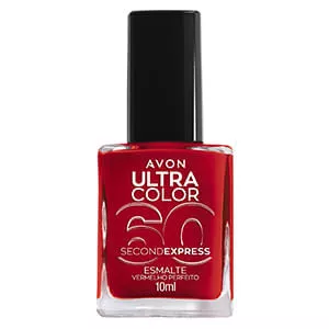 Esmalte Ultra Color 60 Second Express 10ml - Vermelho Perfeito