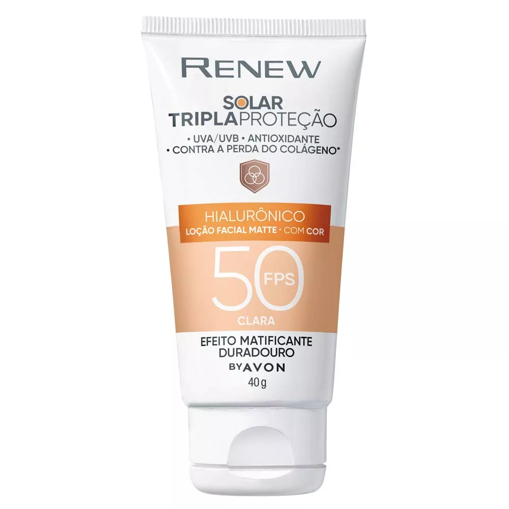 Protetor Solar Renew com Cor Clara FPS50 40g