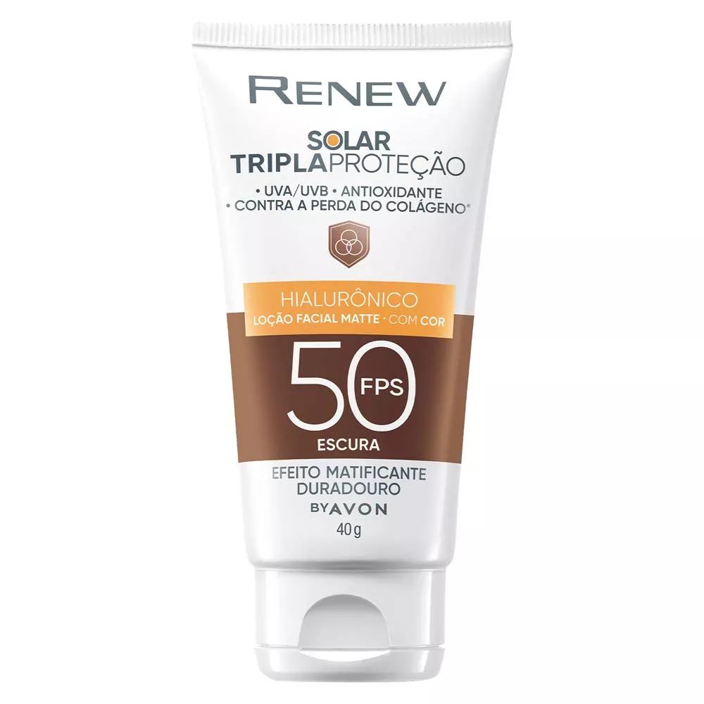 Protetor Solar Renew com Cor Escura FPS50 40g