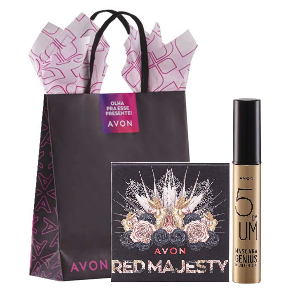Presente Avon Color Red Majesty