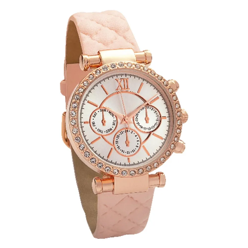 Relógio Glamour Rosé