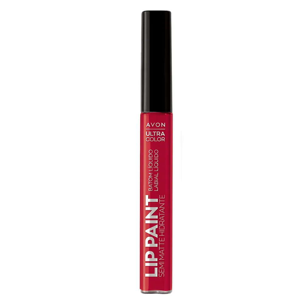 Batom Líquido Lip Paint Ultra Color Vermelho Resistência - 7ml