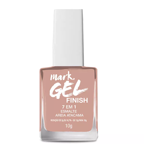 Esmalte 7 em 1 Mark. Gel Finish - 10g - Areia Atacama