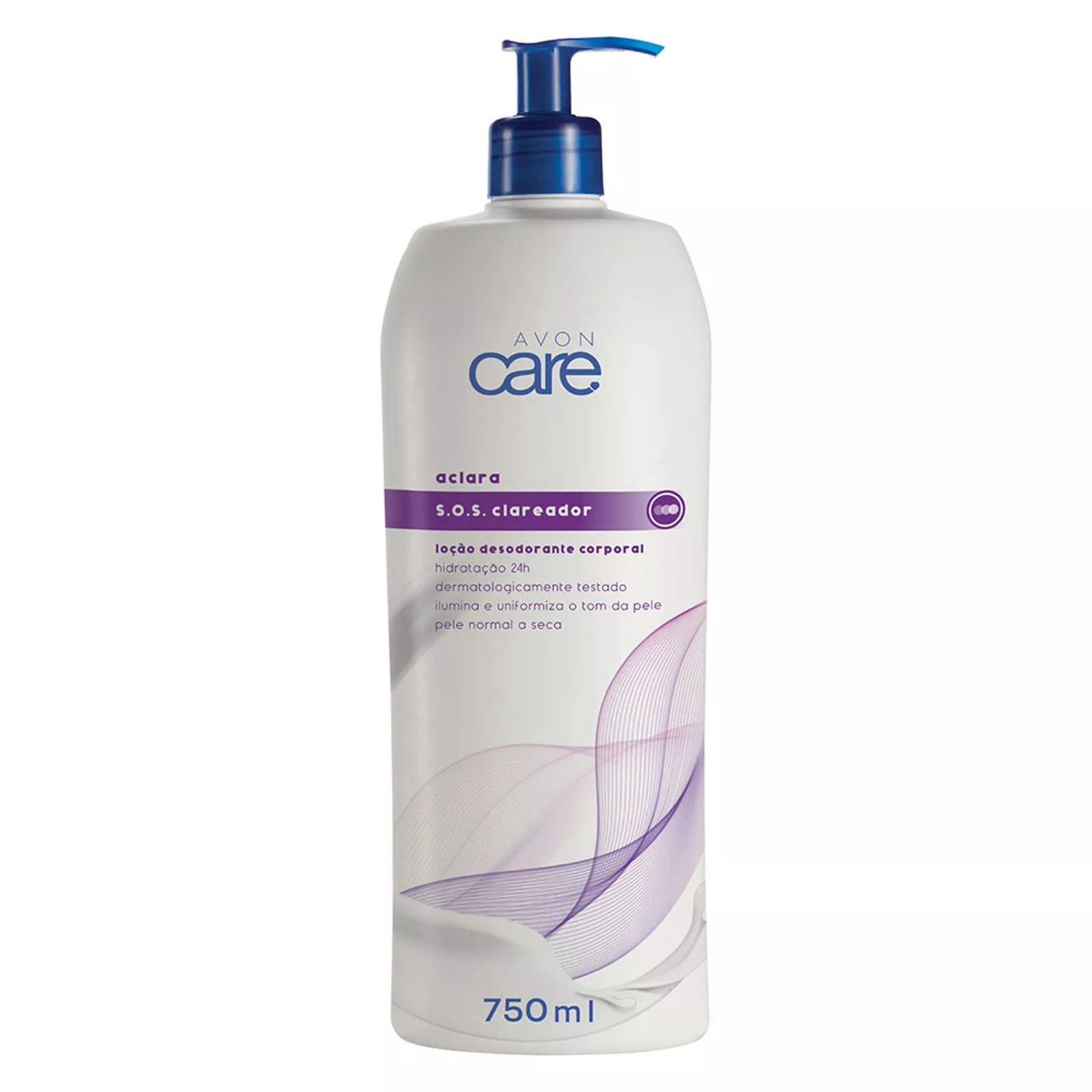 Clareador Loção Desodorante Corporal Avon Care - 750ml