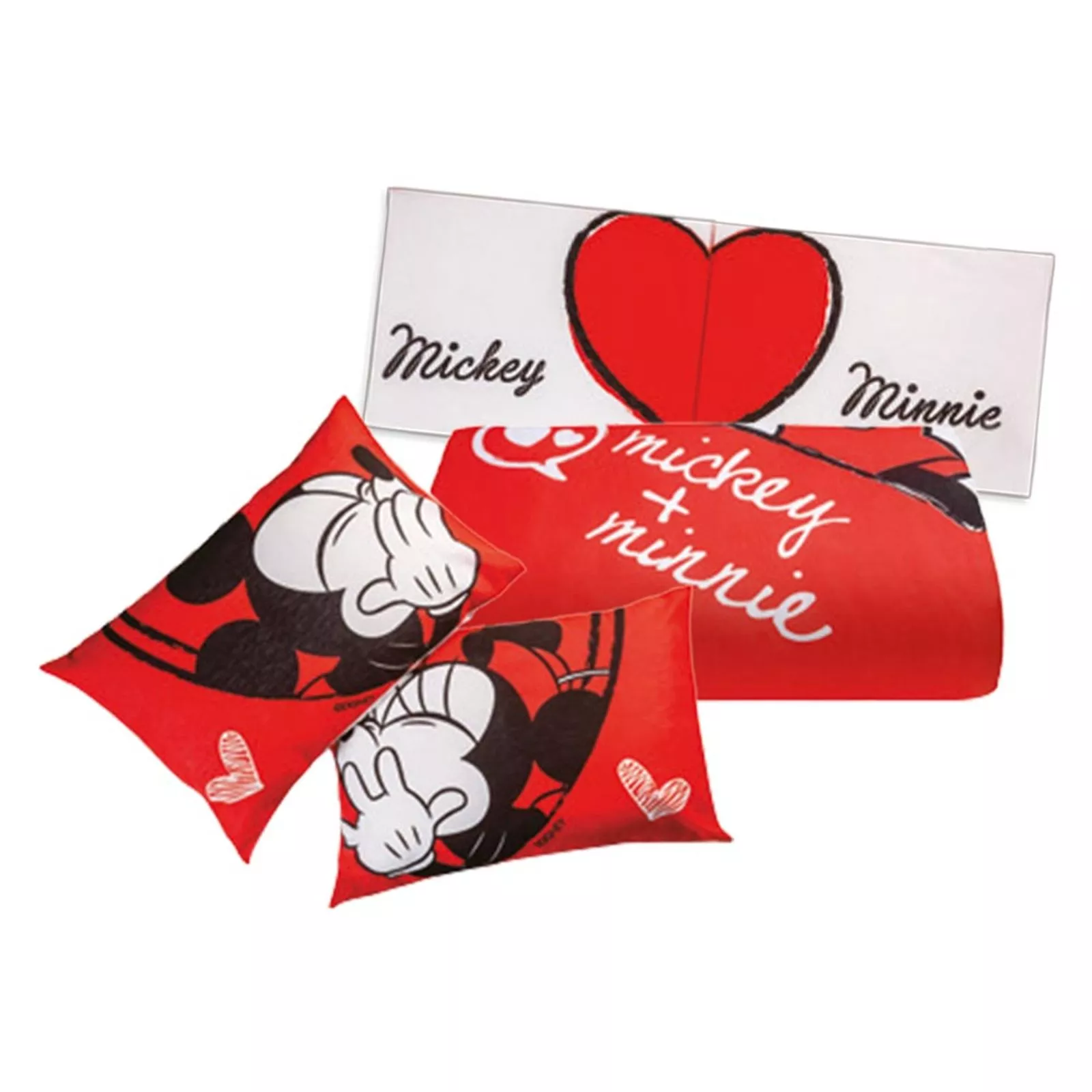 Jogo de Cama Disney Amor Mickey e Minnie