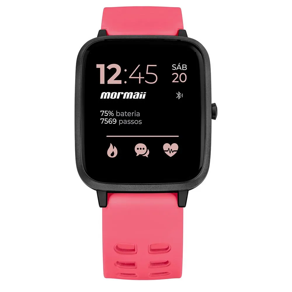 Relógio smartwatch mormaii life touchscreen feminino - molifeag8r